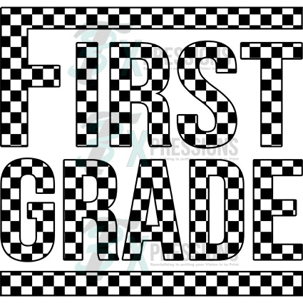 First grade checkered - Bling3t