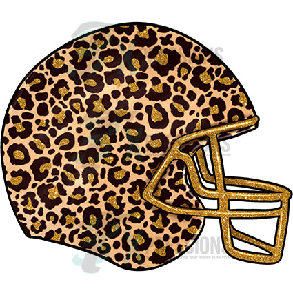 arena football leopard helmet Leopard Football helmte