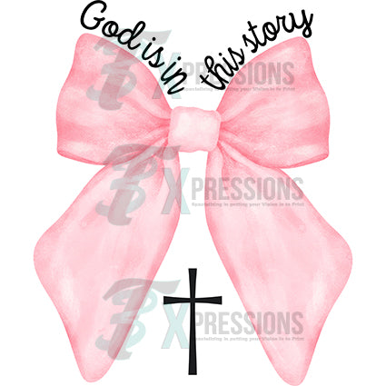 God is in this story black writing - Bling3t