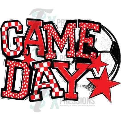RED GAME DAY SOCCER SO SPORTY