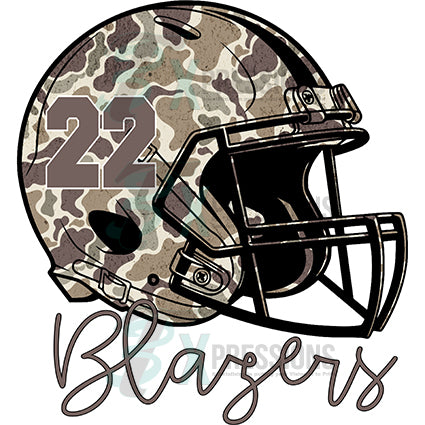 camo outline for football helmet Personalized Camo Football helmet