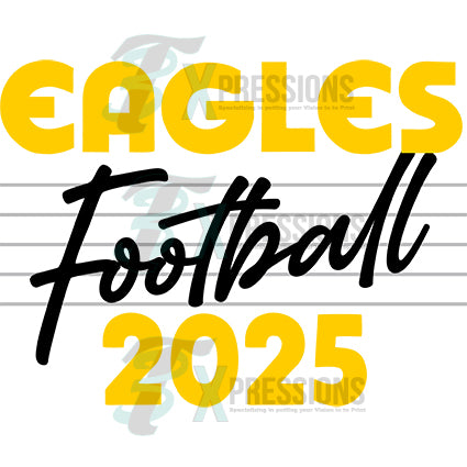 Personalized 2 color Football Design - Bling3t