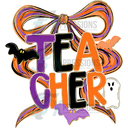 Teacher Halloween Bow