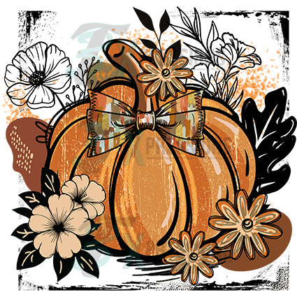 retro boho pumpkin