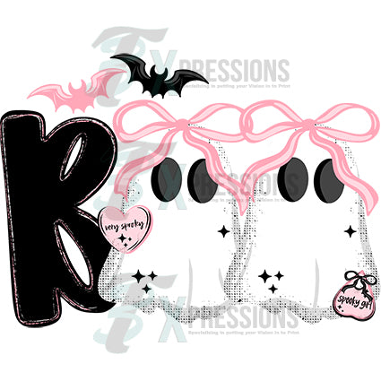 Boo pink ghost