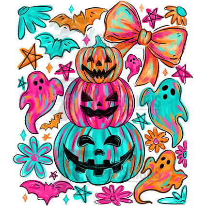 Bright halloween Collage