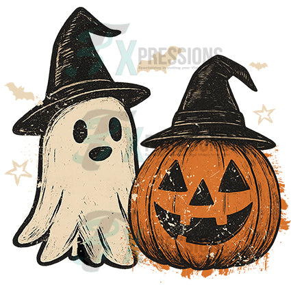 Pumpkin and Ghost Halloween