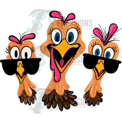 Thanksgiving Cool turkeys