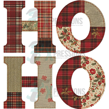 HO HO CHRISTMAS PATCH