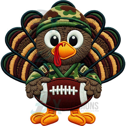 camo turkey football