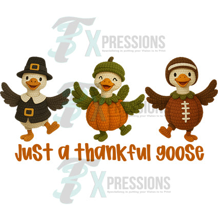 Just a thankful goose trio