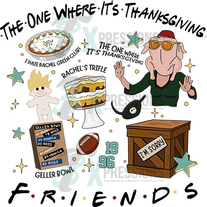 The one where it's thanksgiving collage friends