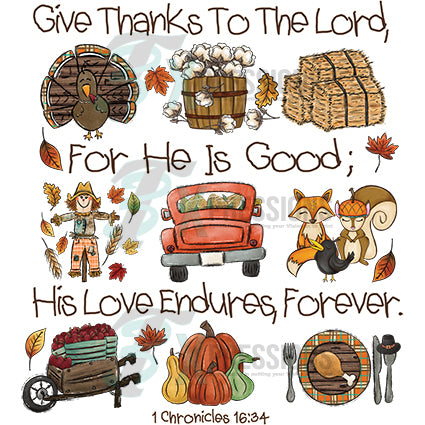 Give Thanks to the Lord thanksgiving version