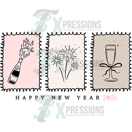Happy New Year Stamp