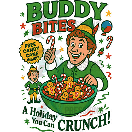Buddy bites christmas