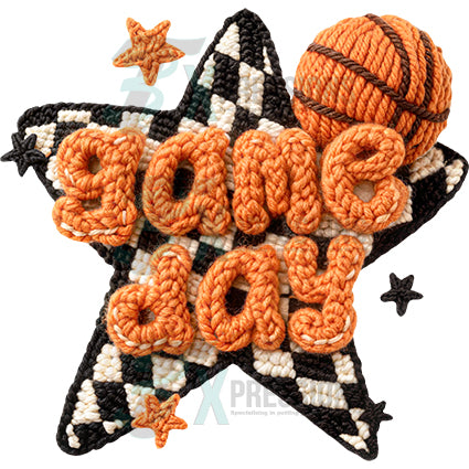 Game day basketball star