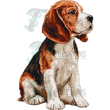 NEEDLEPOINT PETS BEAGLE 2