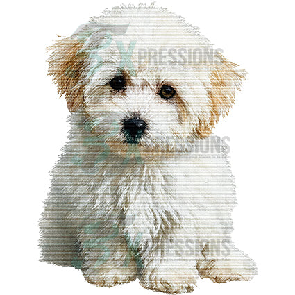 NEEDLEPOINT PETS BICHON POO
