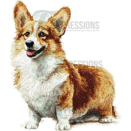 NEEDLEPOINT PETS CORGI