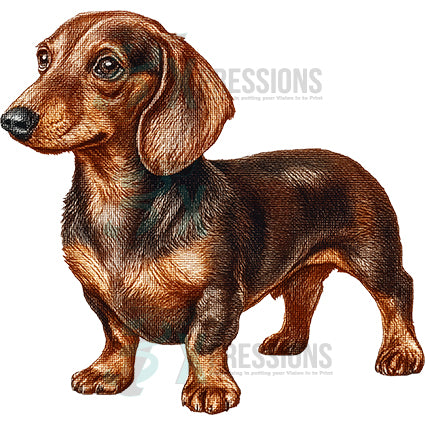 NEEDLEPOINT PETS DACHSHUND