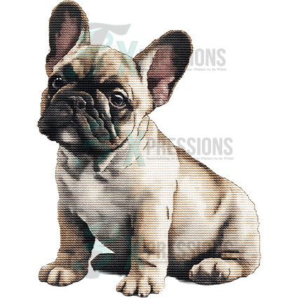 NEEDLEPOINT PETS FRENCH BULLDOG