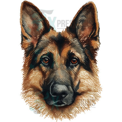 NEEDLEPOINT PETS GERMAN SHEPHERD