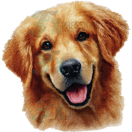 NEEDLEPOINT PETS GOLDEN RETRIEVER 2