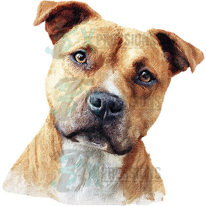 NEEDLEPOINT PETS PIT BULL