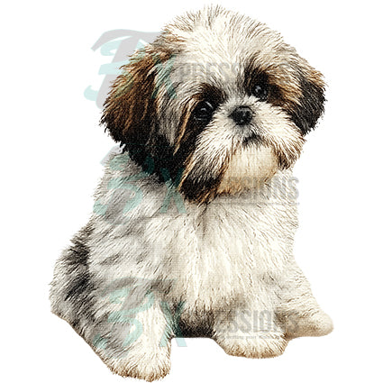 NEEDLEPOINT PETS SHIH TZU
