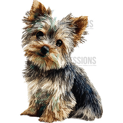 NEEDLEPOINT PETS YORKIE