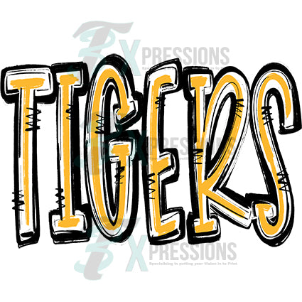 Tigers black and gold