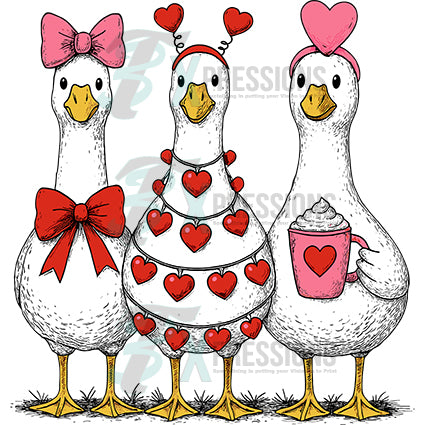 valentine geese