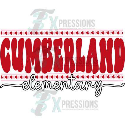 Valentine Mascott-Name with script under