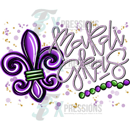 Mardi Gras Fleur de Lis