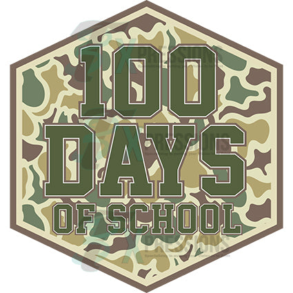 Camo 100 days of school