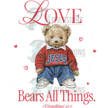 Love Bears all Things valentines