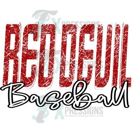 Red Devil Baseball - Bling3t