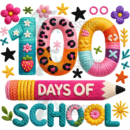 bright 100 days of school