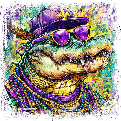 Mardi Gras Alligator