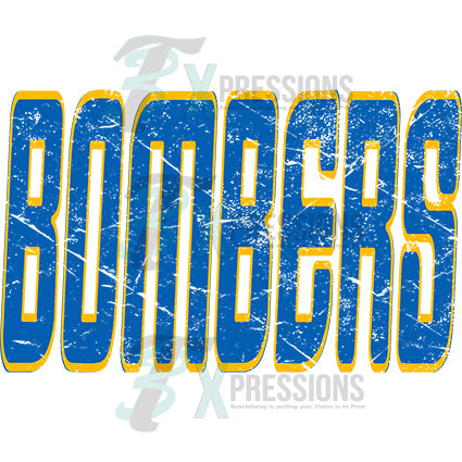 BOMBERS BLUE AND GOLD