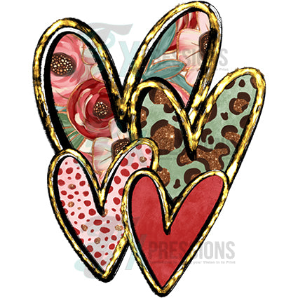 Hearts floral