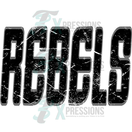 REBELS BLACK AND GRAY