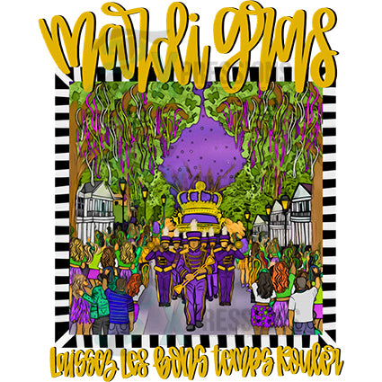Mardi parade yellow regular