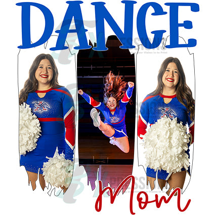 Personalized in color Brush Stroke Sports Photo