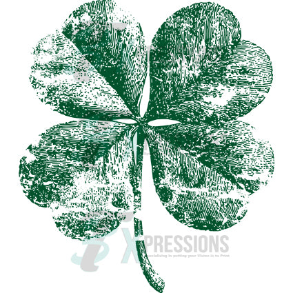 Green 4 leaf clover