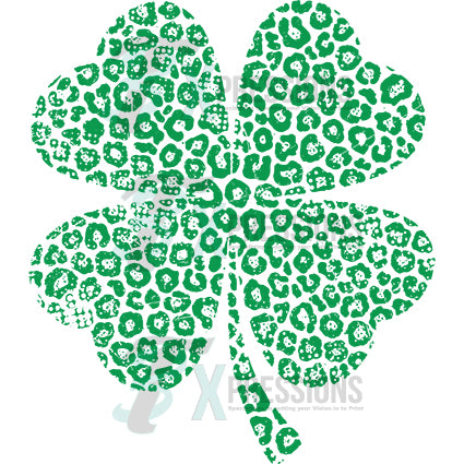 Green Cheetah Shamrock