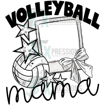 Personalized VOLLEYBALL PHOTO FRAME MAMA