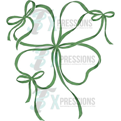 Shamrock with bows