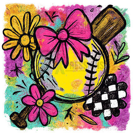 Bright Softball collage