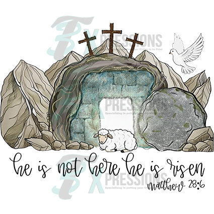 he is not here he is risen